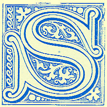 manuscript letter S