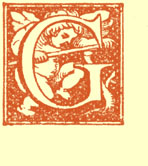 Decorated letter G