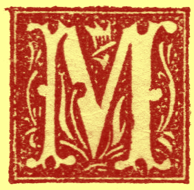 manuscript letter M